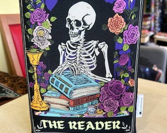 The reader tarot bookbestie book sleeve padded and lined book protector **2 sizes** book jackets, fabric dust jackets