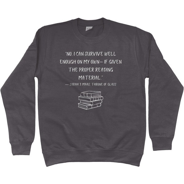 Aelin throne of glass bookish jumper sweatshirt officially licensed bookbestiesuk