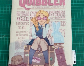 luna Quibbler  bookbestie book sleeve padded and lined 2 sizes