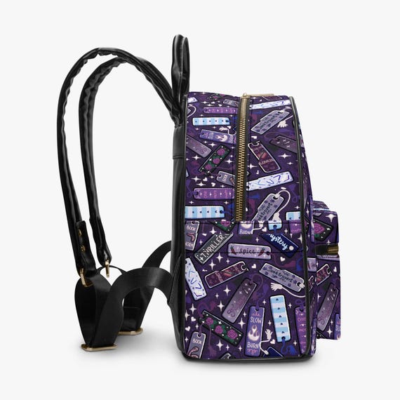 5x7 inch mini backpack Mixed Canvas Mini 7L Backpack Dark Navy