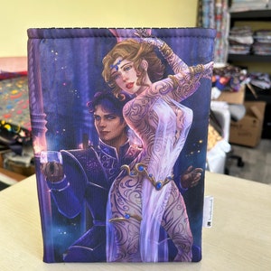 Exclusive officially licensed Feyre and Rhysand Dance acotar booksleeve book jacket bookbestie zip sold separately court of thorns and roses