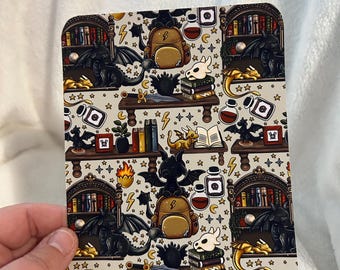 Beige book dragons kindle e reader insert card for clear case, kindle accessory decoration, paperwhite, oasis, scribe 10th 11th 12th gen