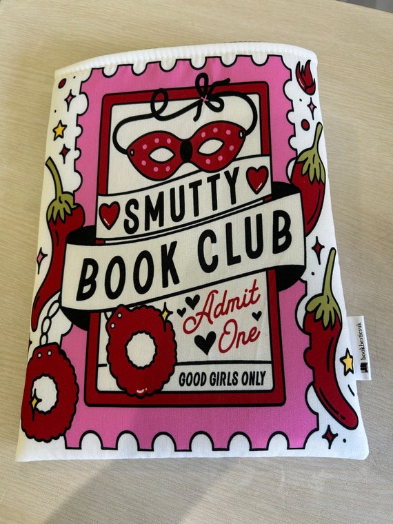 El club de lectura Smutty admite un protector de libros acolchado y forrado  con funda de libro bookbestie **2 tamaños** sobrecubiertas para libros