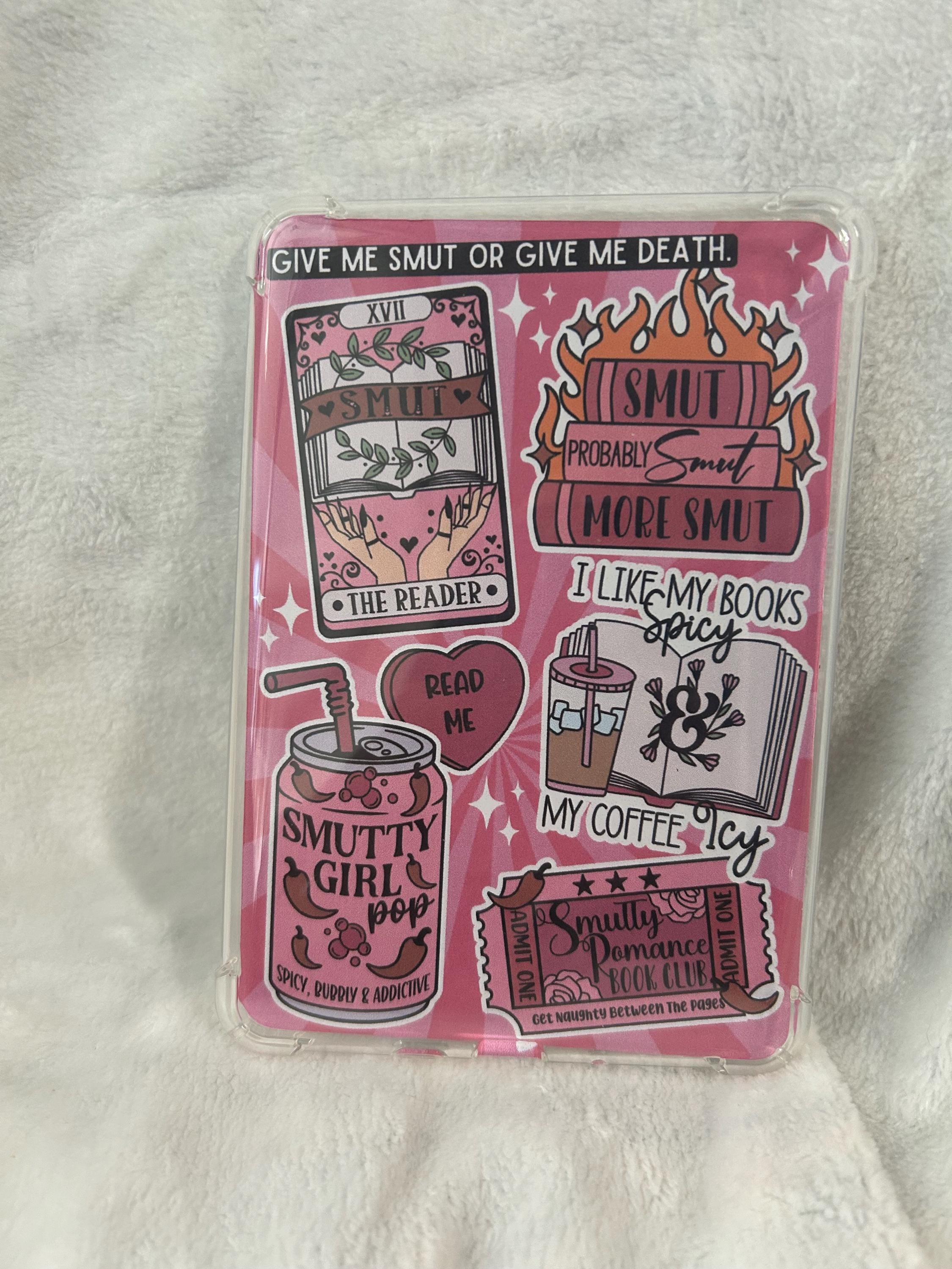 Smut Reader Sticker Style Kindle E Reader Insert Card for Clear Case ...