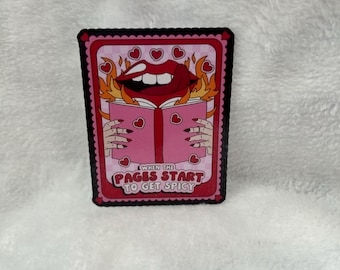 Spicy romance smutty trope reader glossy sticker bookish book lover reader sticker for kindle, kindle decal decoration smutty