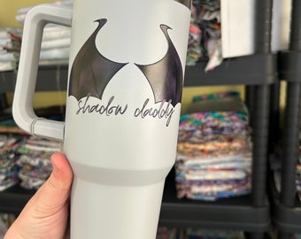 Shadow daddy acotar officially licensed  bookish 40oz tumbler grey colour