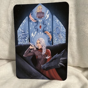 Manon offiziell lizenzierter Thron aus Glas SJM Sarah j Maas Kindle e Reader Einlegekarte für Clear Case, Kindle Zubehör, Paperwhite, Oasis