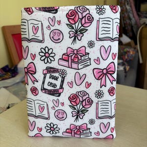 Romance lover e-reader bookish fabric book jacket book cover book pouch bookworm gift bookbestie book sleeve zip sold separately