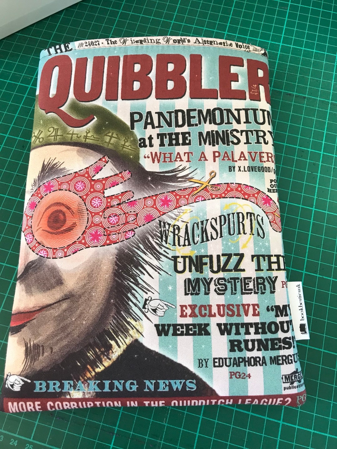 Magical Magazine Bookbestie Book Sleeve Padded and Lined Book Protector ...