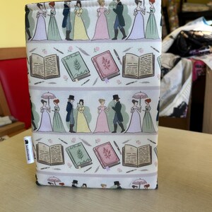 Historical romance bookish book sleeves hardback kindle book jacket  book cover book pouch BookbestiesUK zip sold separately bookish reader