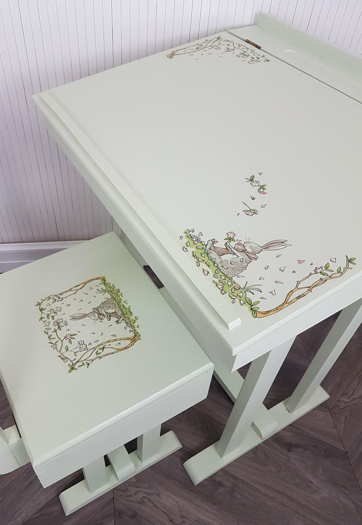 School Desk Chair Child S Vintage Desk Child S Etsy