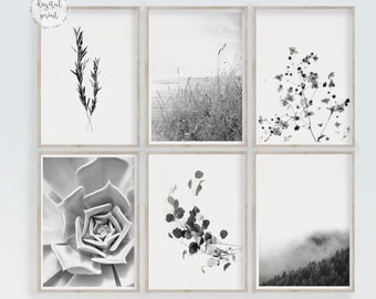 Gallery Wall Set Black and White - Etsy