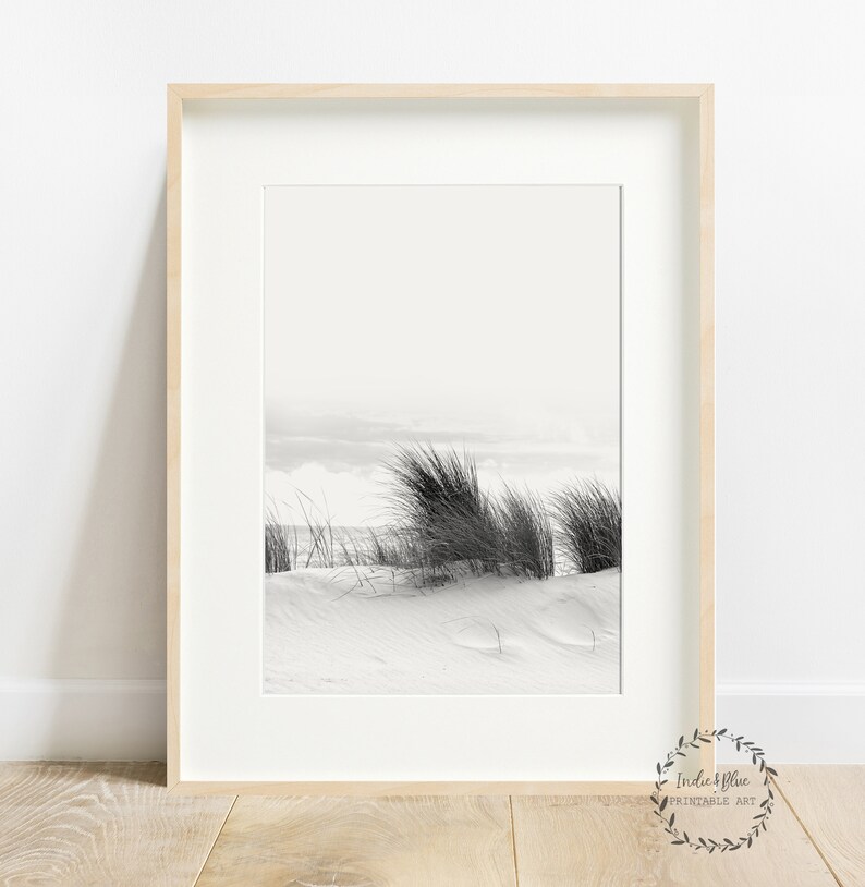 Set of 4 Coastal Prints DIGITAL Prints Black and White Etsy
