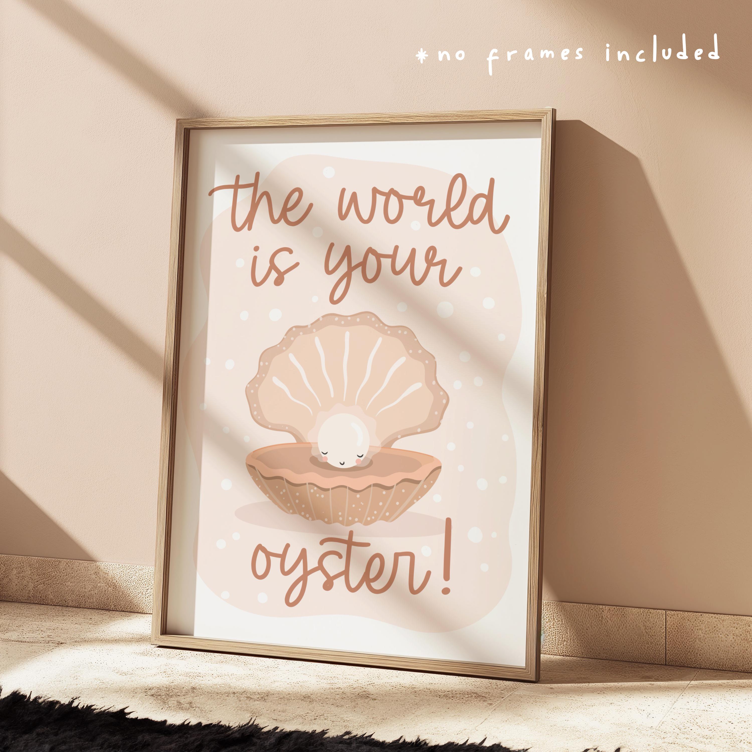 The World is Your Oyster - Etsy