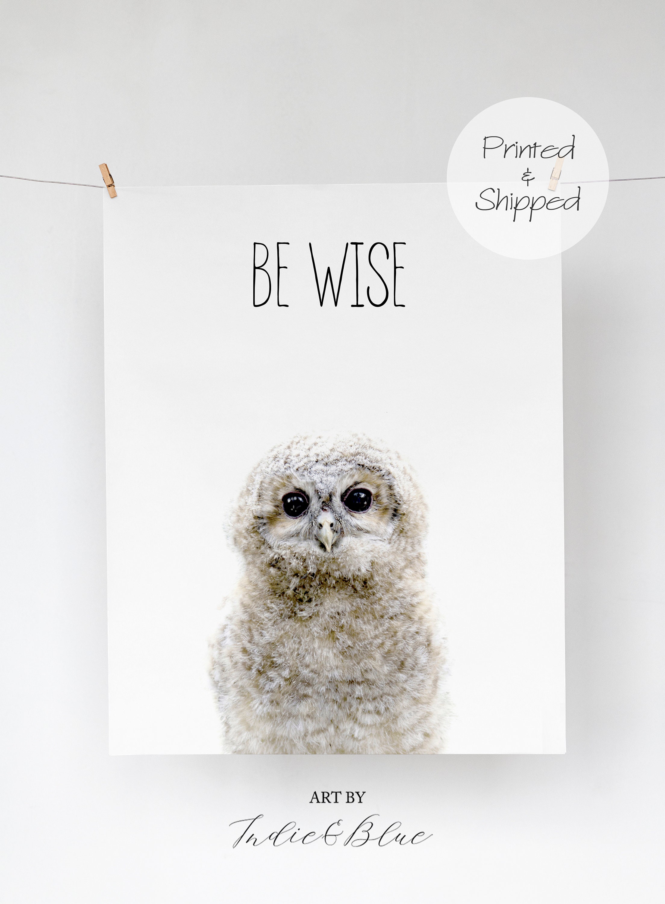 Baby Owl Printable