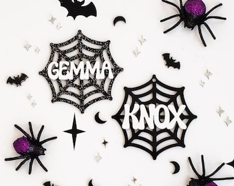 Halloween Basket Tag | Boo Basket Tag | Personalized Acrylic Halloween Bat Tag