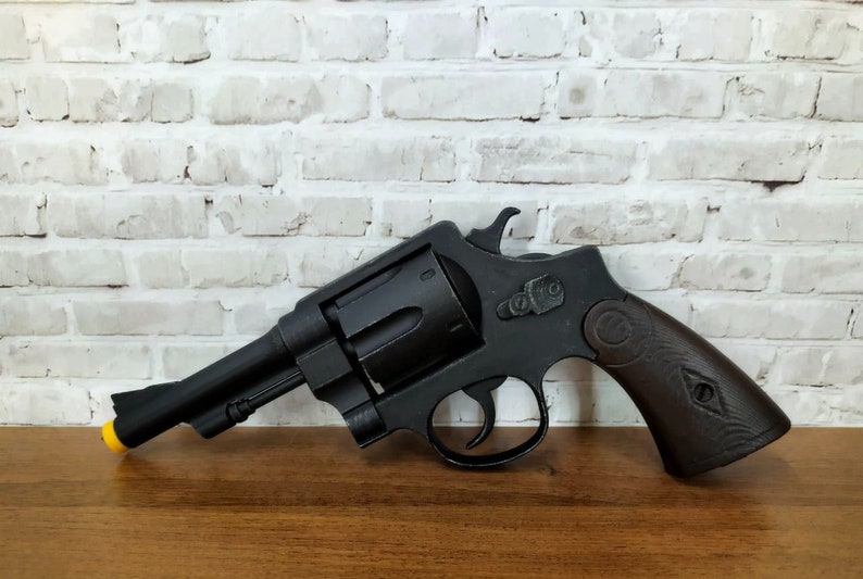 Indiana Jones Prop Revolver Gun Pistol Cosplay Etsy