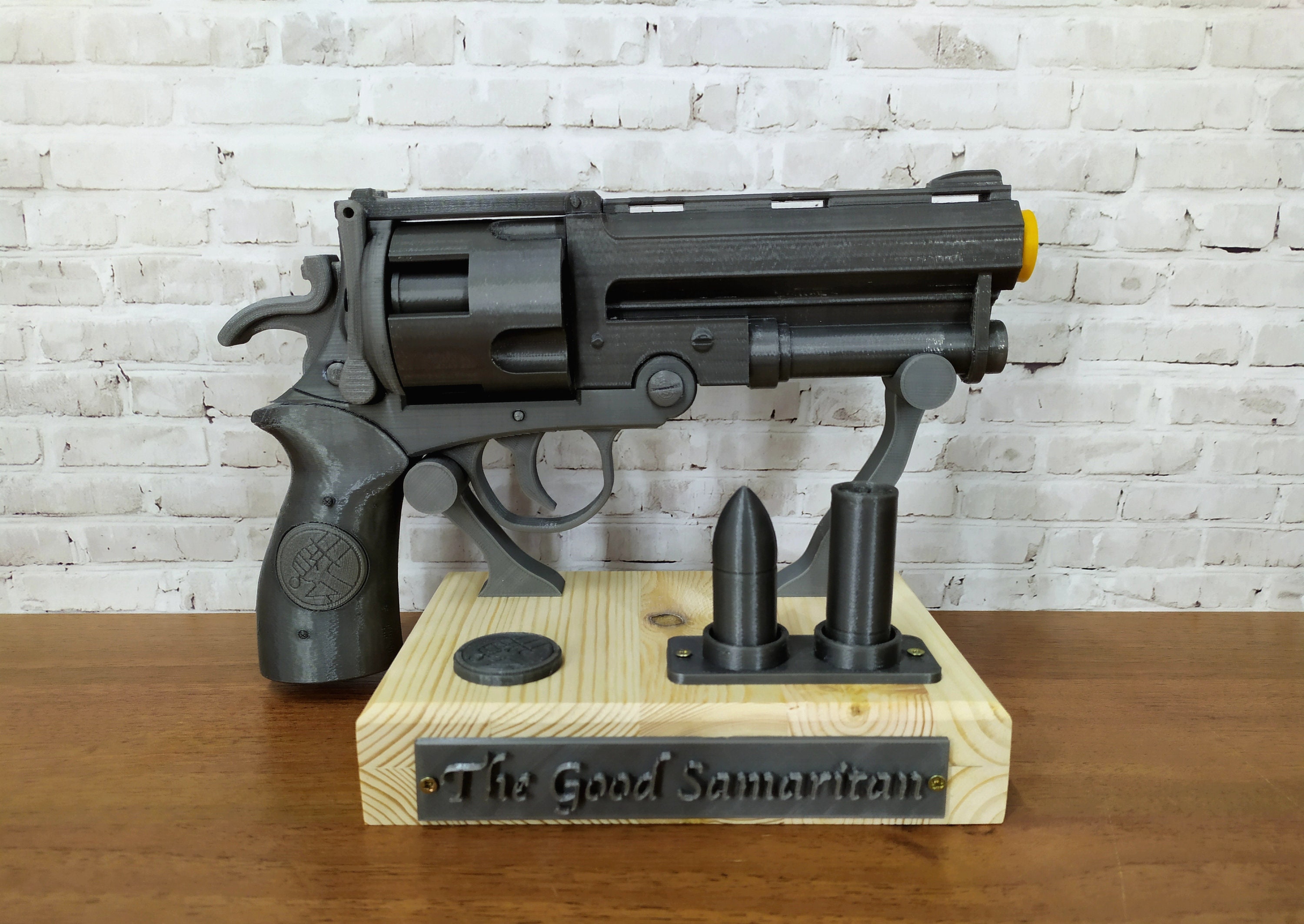Hellboy good Samaritan revolver Big size Blaster gun props Etsy