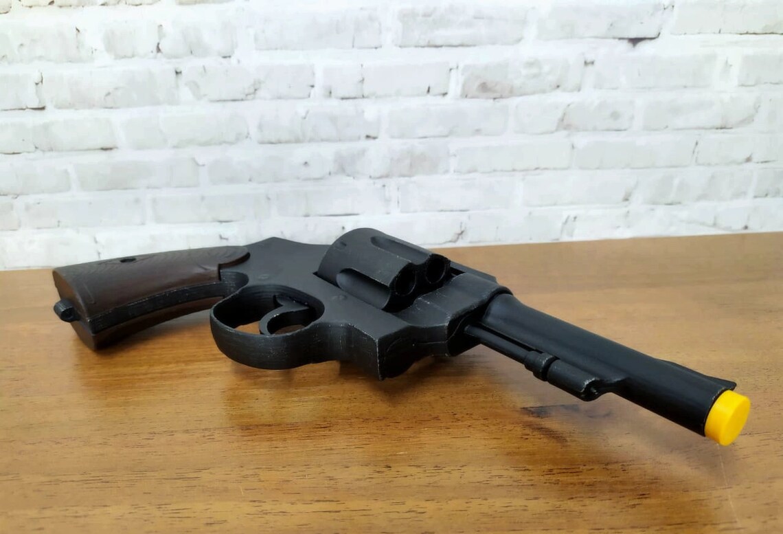 Indiana Jones Prop Revolver Gun Pistol Cosplay Etsy