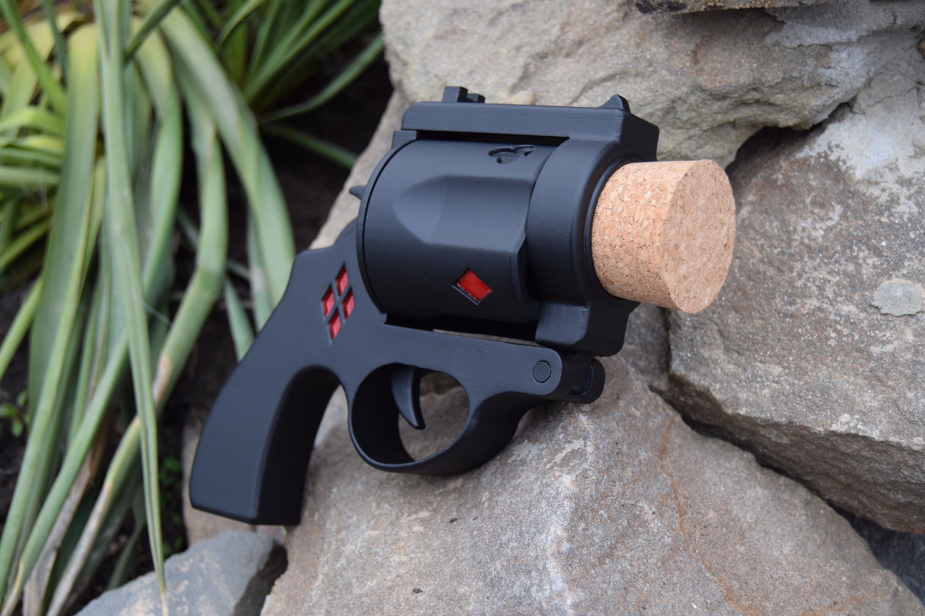 Harley Quinn cork gun props cosplay Etsy