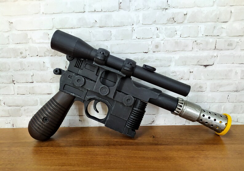 Han Solo Blaster DL44 Star Wars prop cosplay Etsy