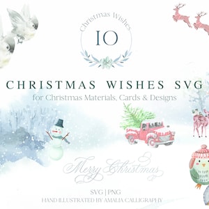 Auguri di Natale per cartoline di Natale SVG, cartoline di Natale, parole e frasi di Natale per clipart di Natale, PNG di Natale