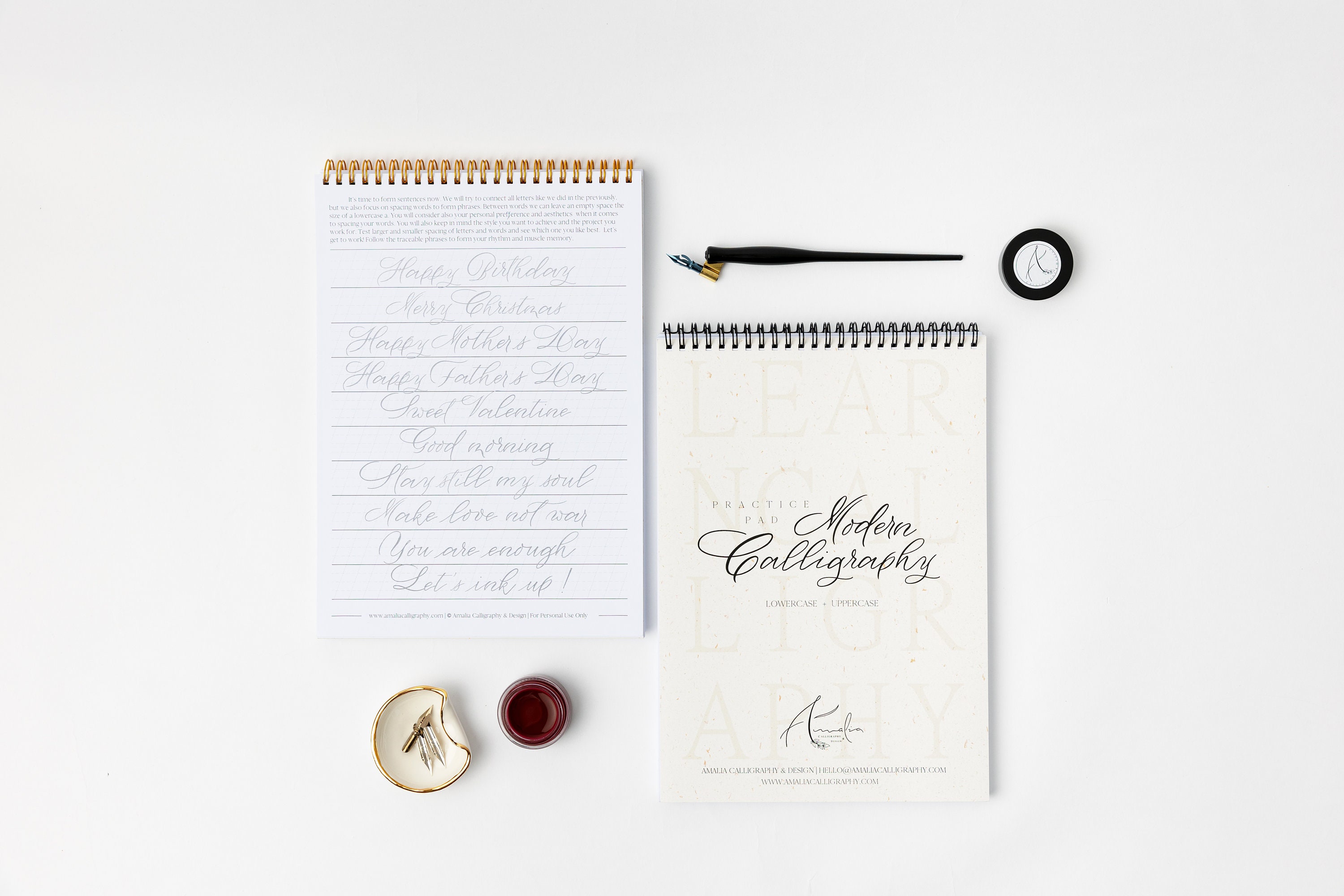 Modern Calligraphy Starter Guide * A Step-by-step Practice Pad for ...