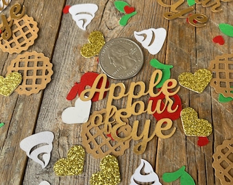 Apple of Our Eye Baby Shower Table Scatter Luxury Confetti
