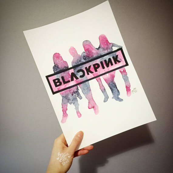 Imprimer K Pop Galaxy Blackpink Silhouette Etsy