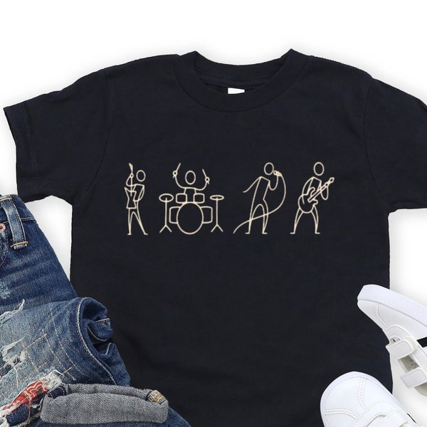 Toddler Band Shirt Etsy