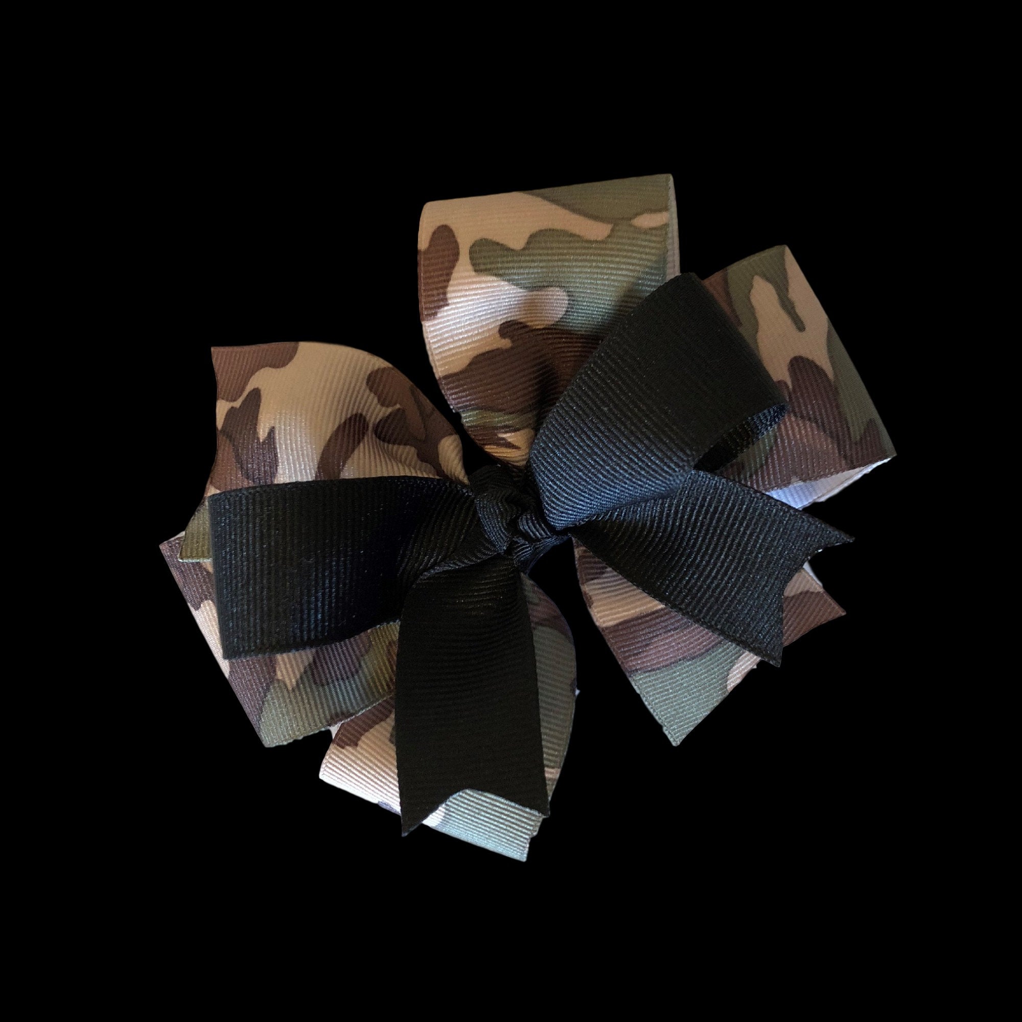Camo hair bow camouflage bows army hair bows camouflage Etsy