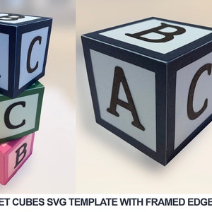 Alphabet Blocks SVG, Letter Blocks SVG, Baby Blocks SVG By LD Digital