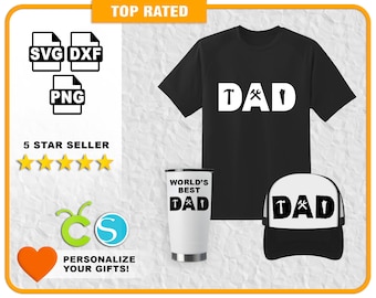 Fathers Day SVG DAD Letters Tools Fathers Day Gift dad SVG Font for Cricut and Silhouette Vinyl Sublimation Tshirt Tumbler