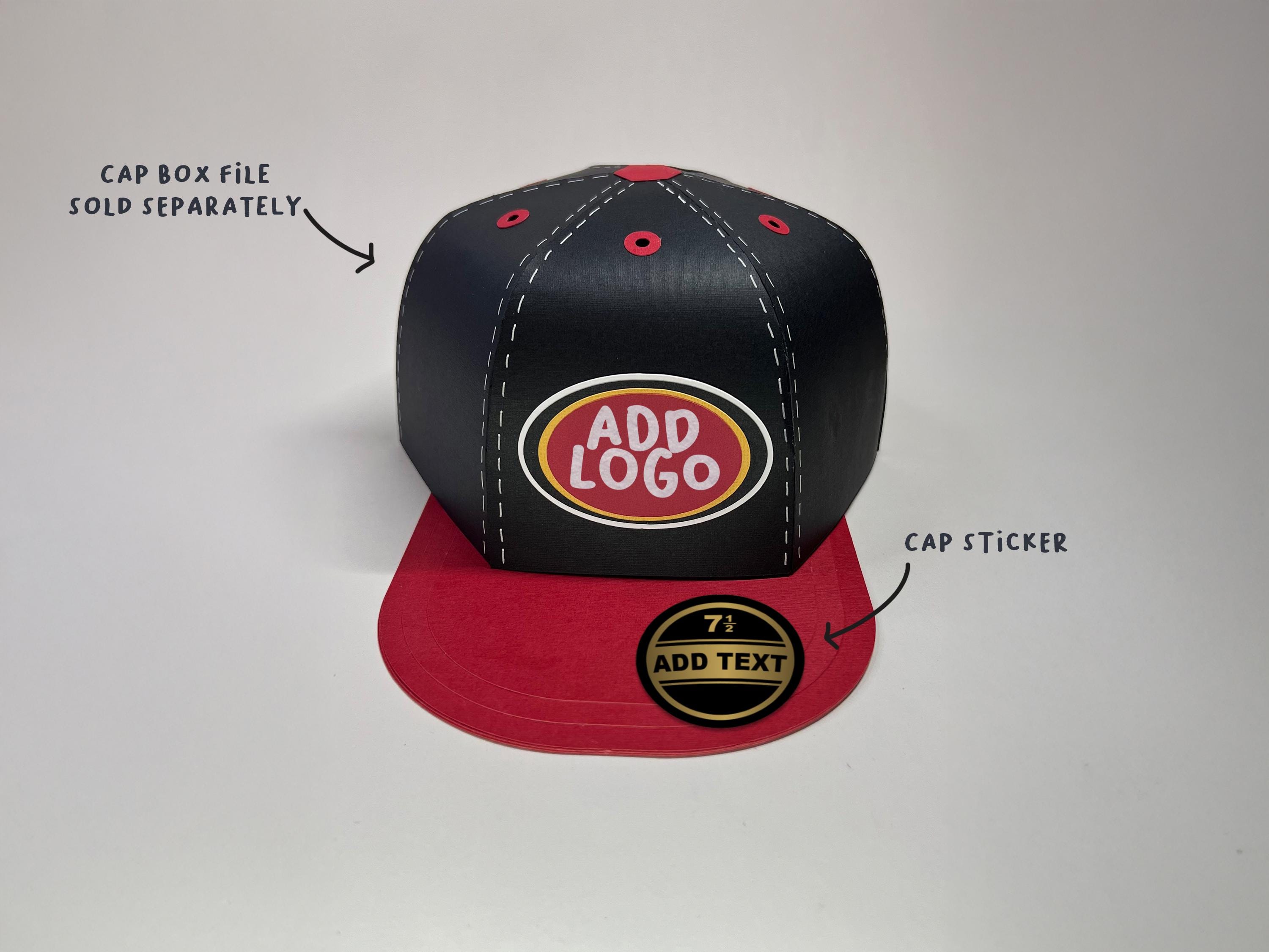 Sticker On Cap Baseball Cap Stickers SVG Mega Bundle File Customisable Cap Stickers ...