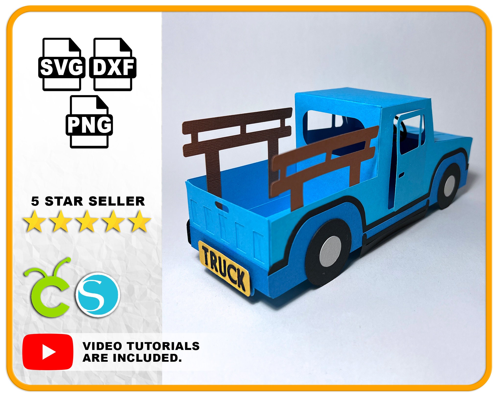 3D Truck SVG for Cricut Gift Box Template Truck SVG File for Etsy UK 3D Truck SVG for Cricut Gift Box Template Truck SVG File for Etsy UK