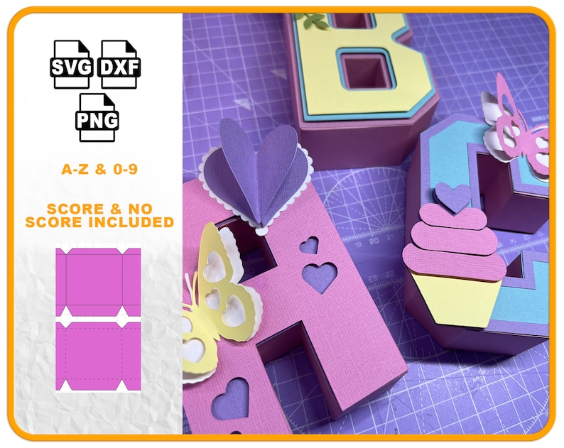 3D Letters Svg AZ 09 3d Alphabet Letter Template Cricut Etsy