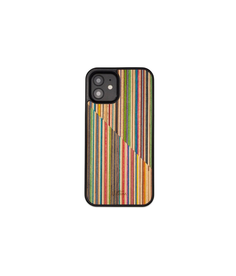 Cell phone case refined with recycled skateboard wood for iPhone, Samsung, Huawei 13 Pro, 12 Pro, 11 Pro, XR, XS, X image 2