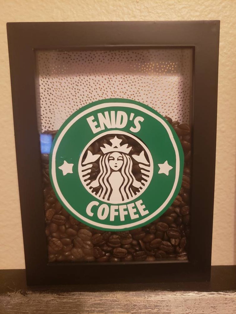Your Name Starbucks Coffee Frame Etsy