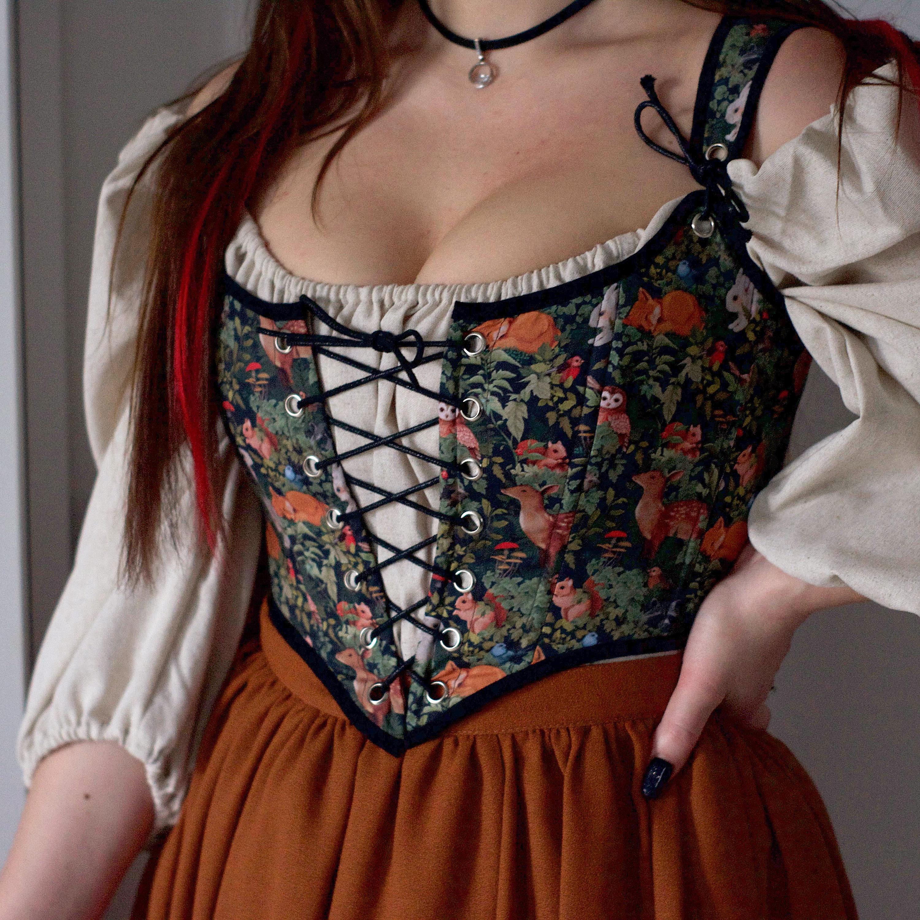NWT Brocade Corset Top Estimated Small Renaissance Cottagecore Dark Academia $19 + shipping OR LOCAL PICKUP in Nashville, Tennessee area  main image 3