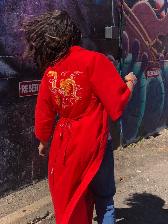 Vintage Hand-Embroidered Robe