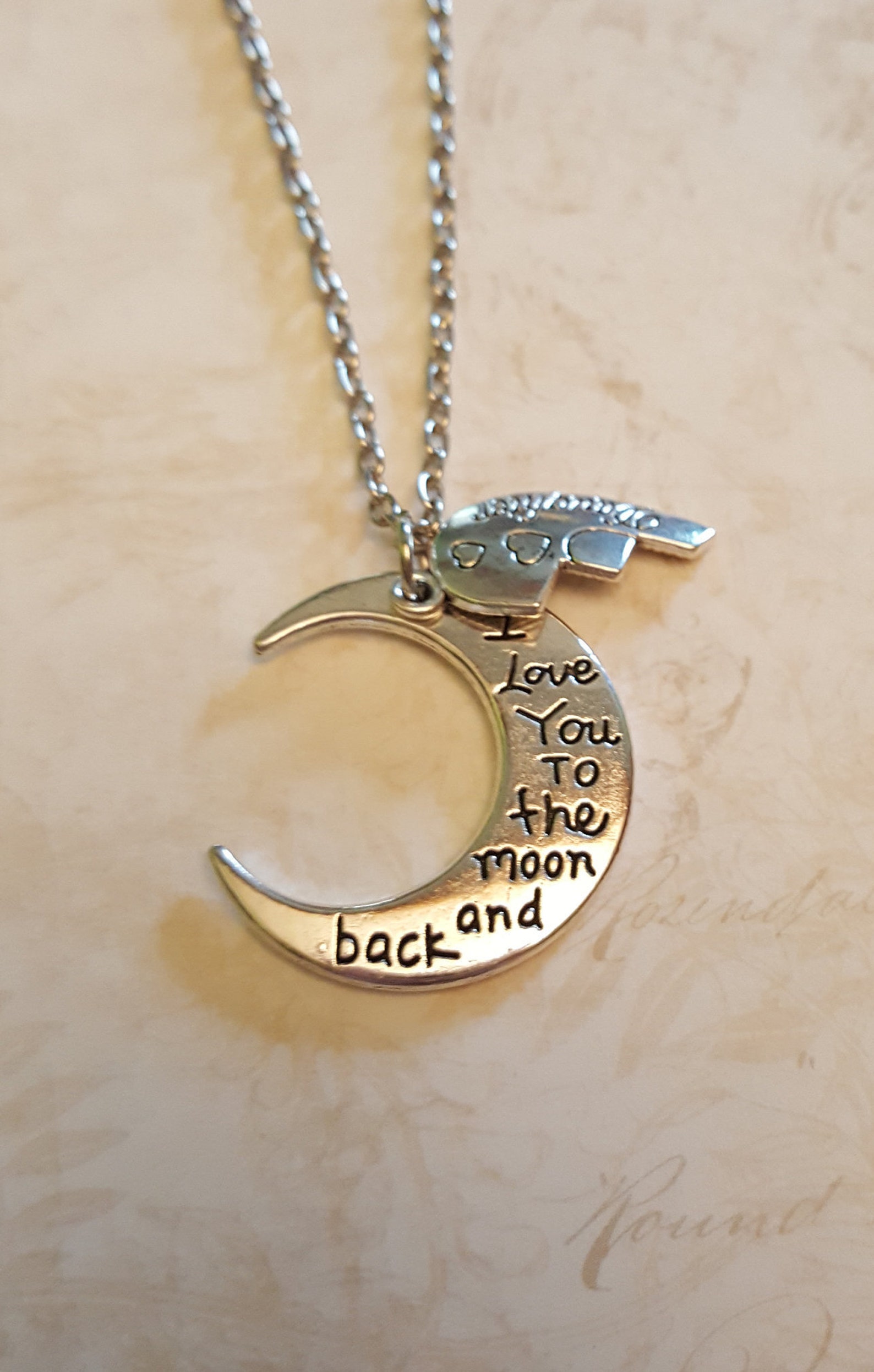 Beautiful 2 Piece Mother and Daughter Pendant Necklace. Etsy