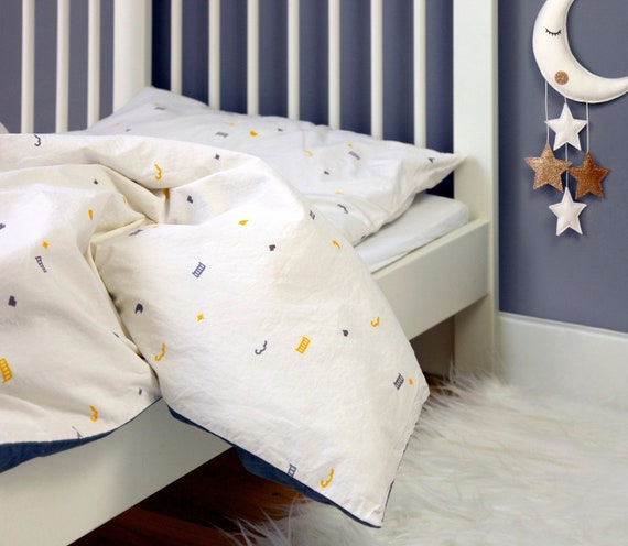 Organic Cotton Bedding Set Toddler Bedding Set Toddler Duvet Etsy