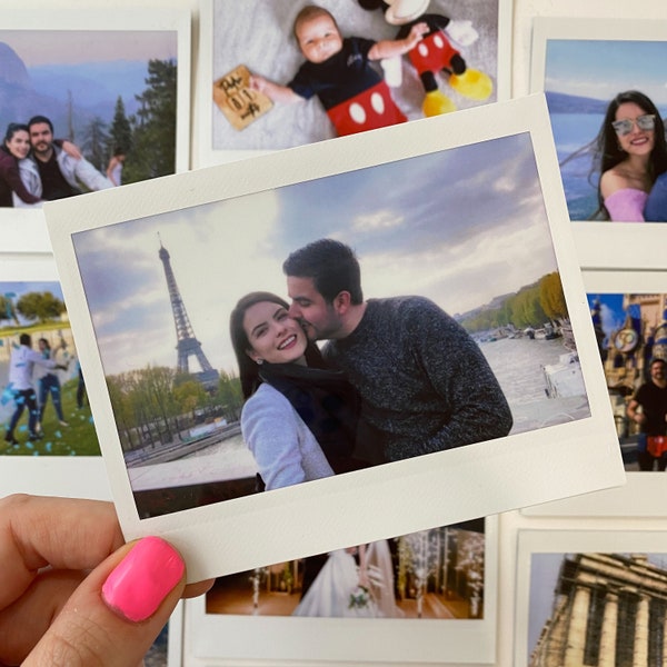 Turn your camera roll into WIDE instax prints. Custom instant photos.  Photo Album. Wide Instant photos. Landscape