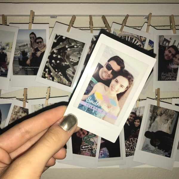 Turn your camera roll into physical instax prints. Custom instant photos.  Instax prints. Instant film photos. Aesthetic photos