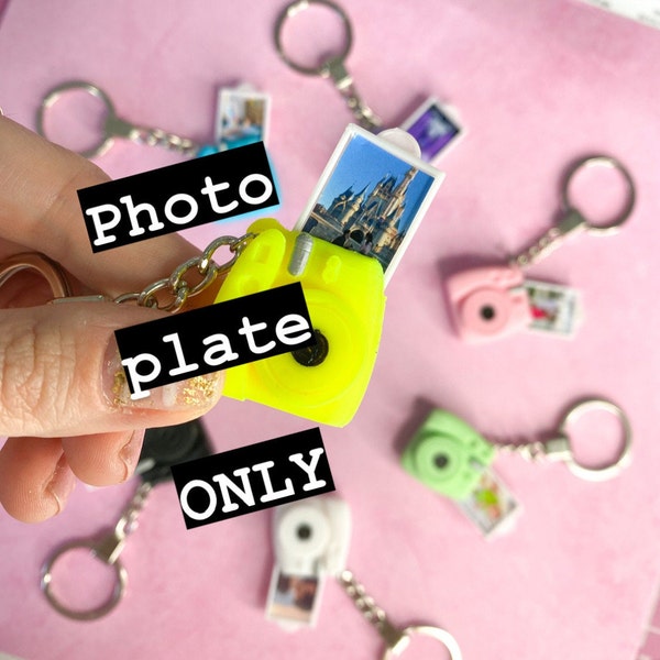 MINI Camera PHOTO replacement customized photo plate.