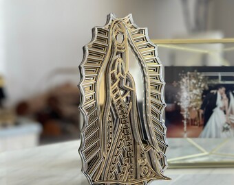 Virgen de Guadalupe, The Virgin Of Guadalupe, Baptism gift, Nursery Catholic decor, Madrina proposal, Regalo para Padrinos de Bautizo.