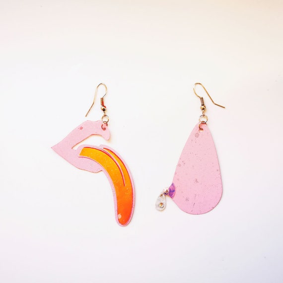 Big Lick Tits earrings - Tits earrings - Boobs drops earrings - Trending jewelry - Boss Babe jewelry - Christmas Gift for her