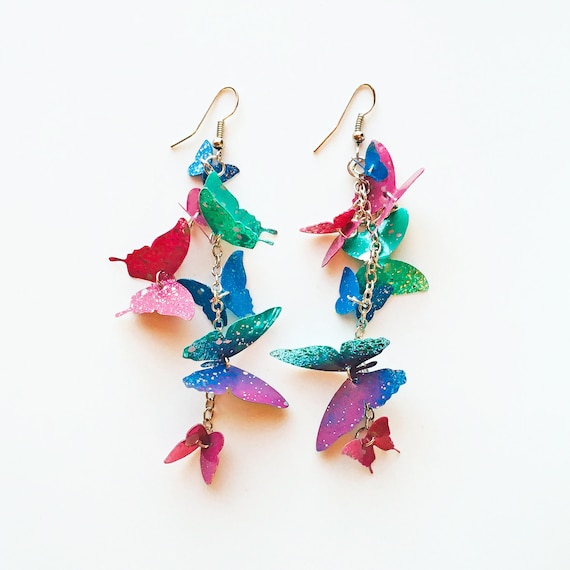 Butterfly earring  - Jewelry & bijoux - Butterflies earring - Butterfly design - Handmade earrings - Design earrings - Butterflies jewelry