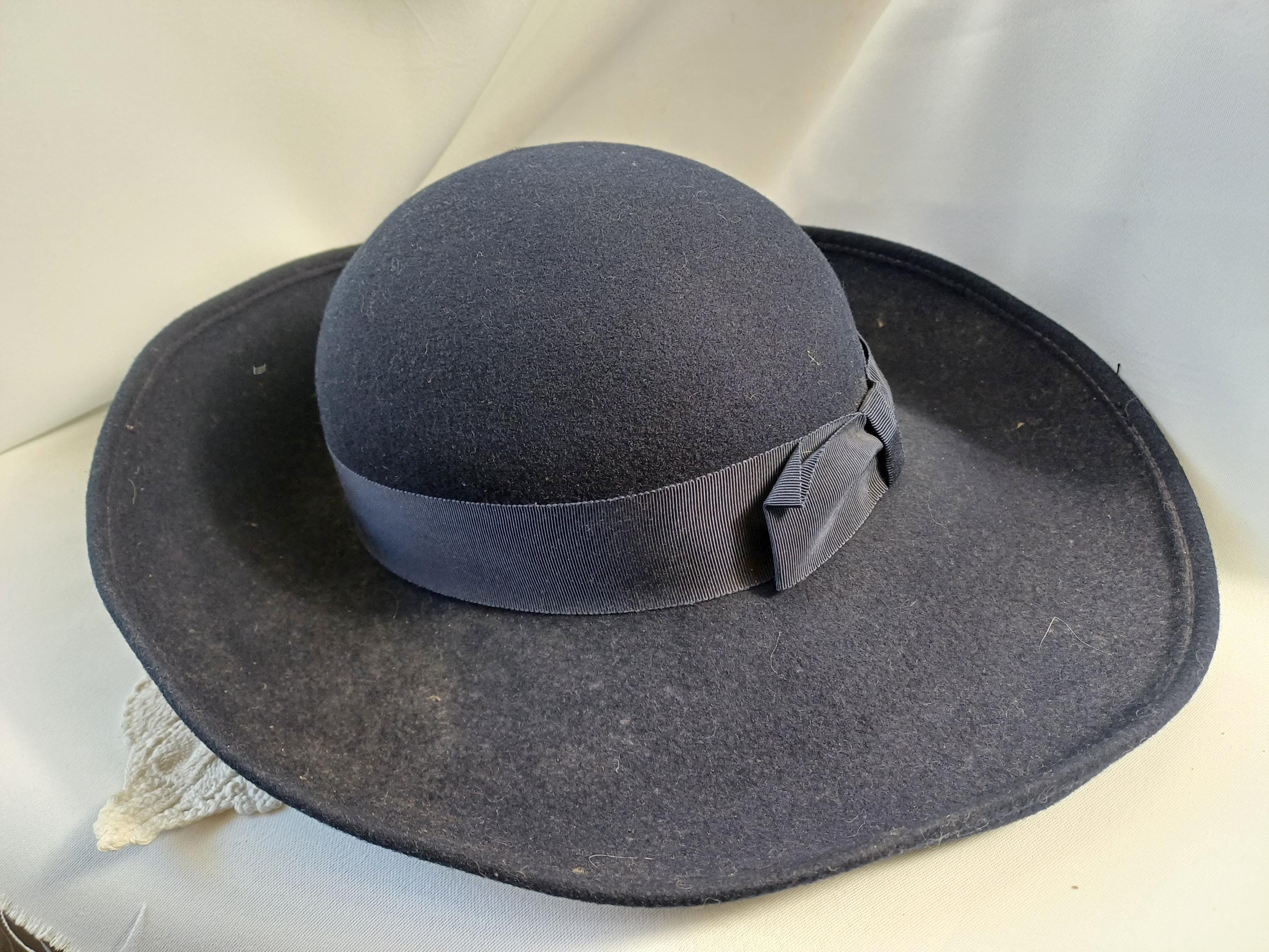 Italian-Made Breathable Wool Hat – Wide Brim | Bermona Boutique London Wide-Brimmed White Hat by  main image 2
