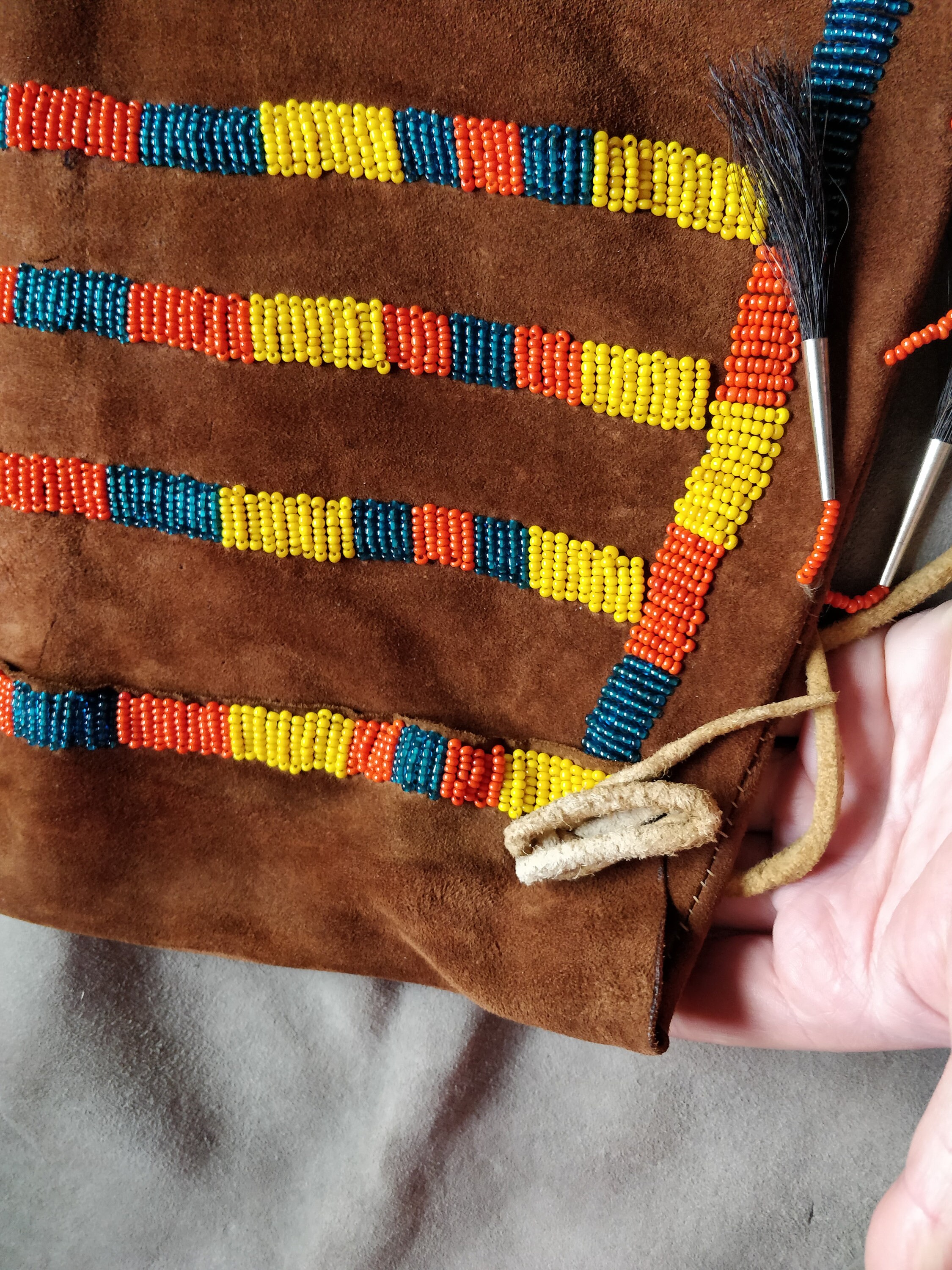 Tipi Bags, Vintage Ca 1970s, Native American Style Tipi Interior 